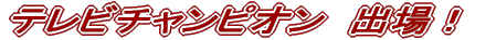 TV�`�����s�I���@�o�� 